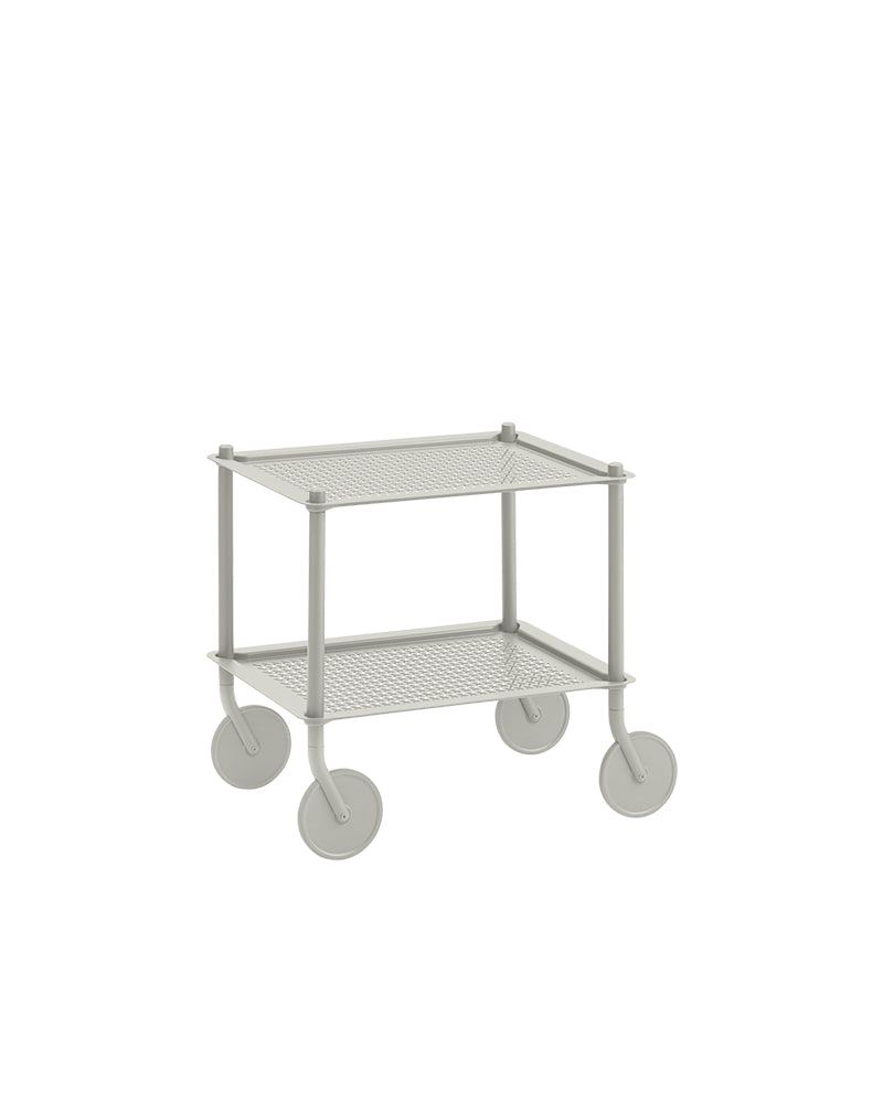 Flow small - Light gray trolley - Perforated metal